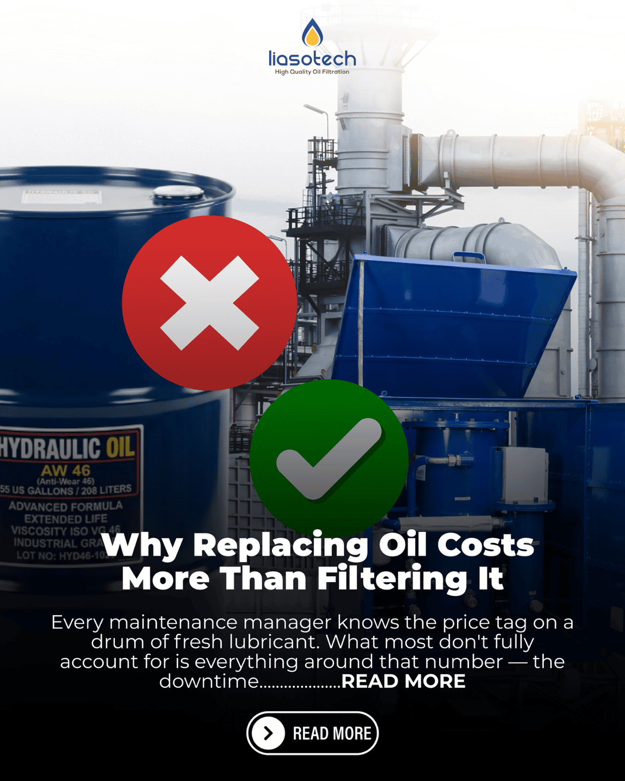 Industrial Oil Filtration System: Why Filtering Your Oil Costs Less than Replacing It
